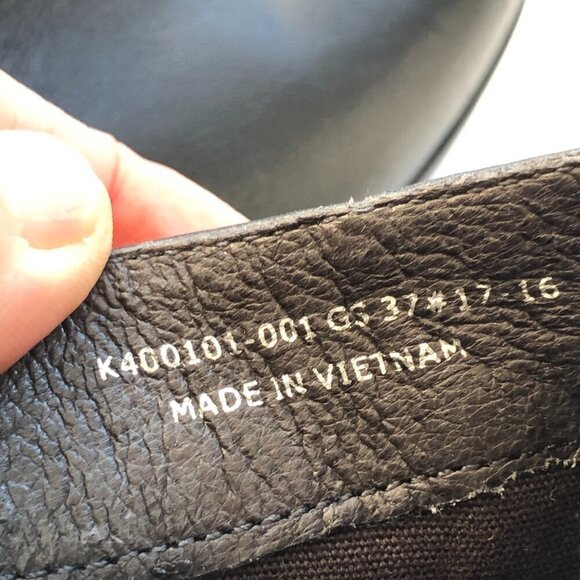 CAMPER Laika women’s leather black ankle boot violet platform soles zip up EU37 - Picture 14 of 16